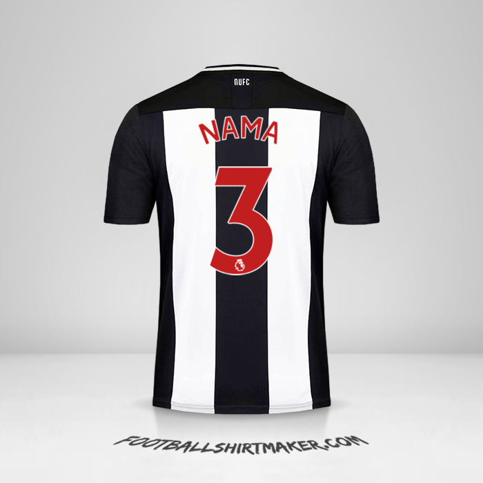 Jersey Newcastle United FC 2019/20 -  nama - 3
