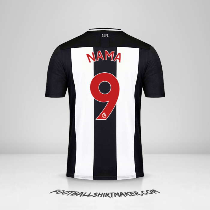 Jersey Newcastle United FC 2019/20 -  nama - 9
