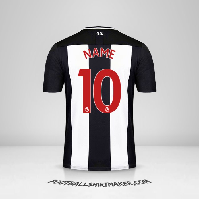 Trikot Newcastle United FC 2019/20 -  name - 10