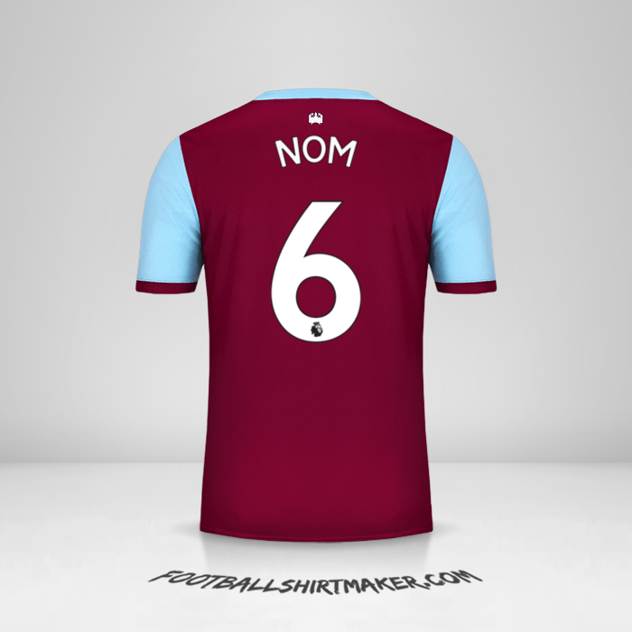 Maillot West Ham United FC 2019/20 -  nom - 6