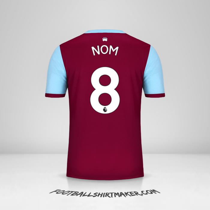 Maillot West Ham United FC 2019/20 -  nom - 8