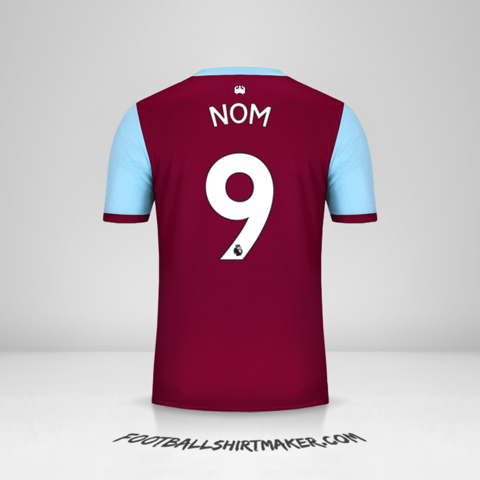Maillot West Ham United FC 2019/20 -  nom - 9