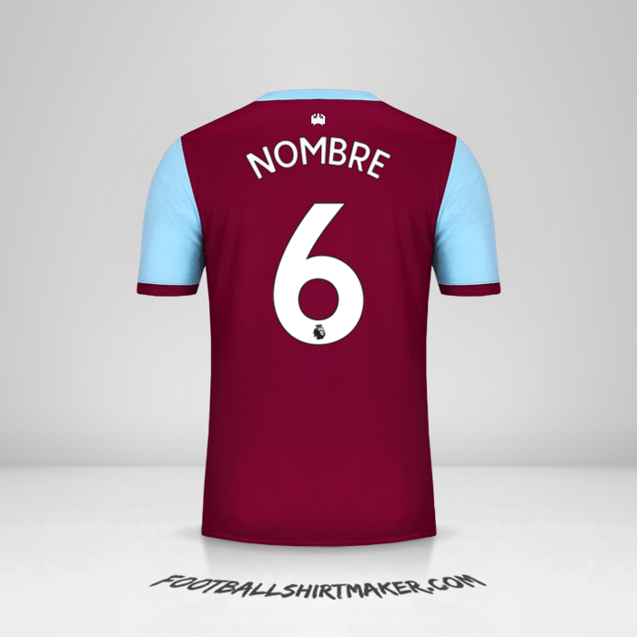 Jersey West Ham United FC 2019/20 -  nombre - 6