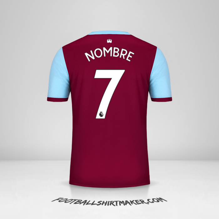 Jersey West Ham United FC 2019/20 -  nombre - 7