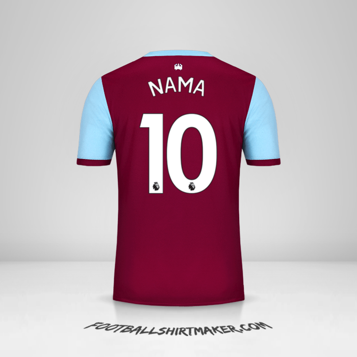 Jersey West Ham United FC 2019/20 -  nama - 10