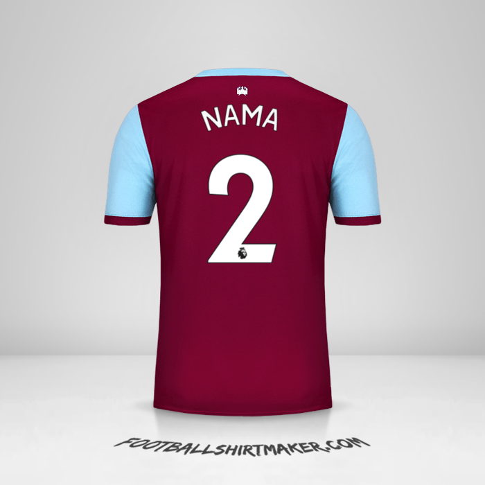 Jersey West Ham United FC 2019/20 -  nama - 2