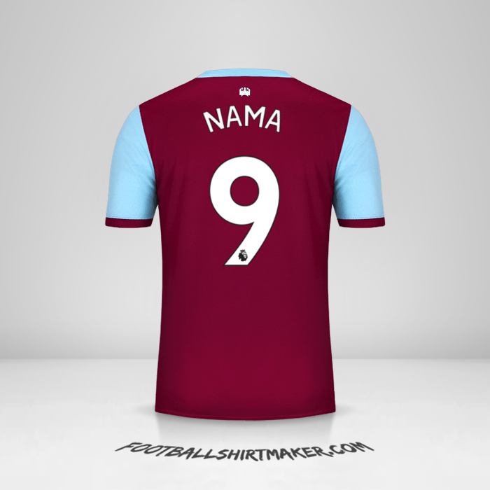 Jersey West Ham United FC 2019/20 -  nama - 9