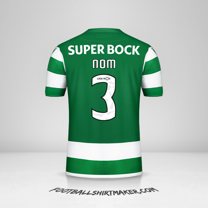 Maillot Sporting Clube 2019/20 -  nom - 3
