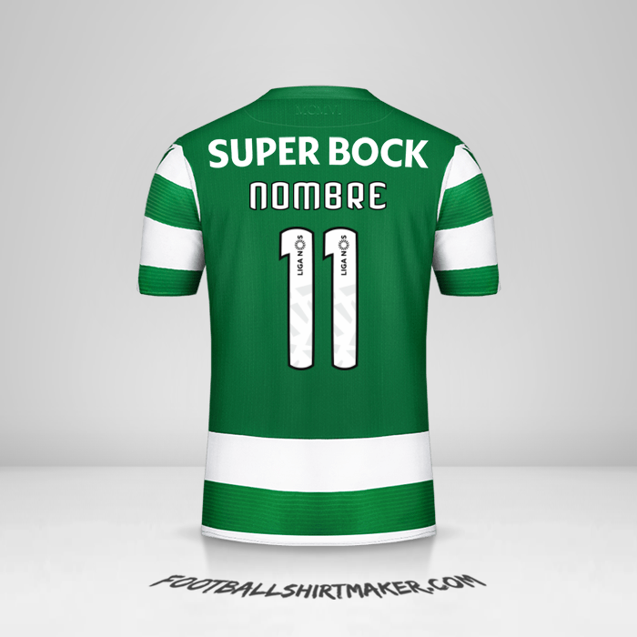 Camiseta Sporting Clube 2019/20 -  nombre - 11