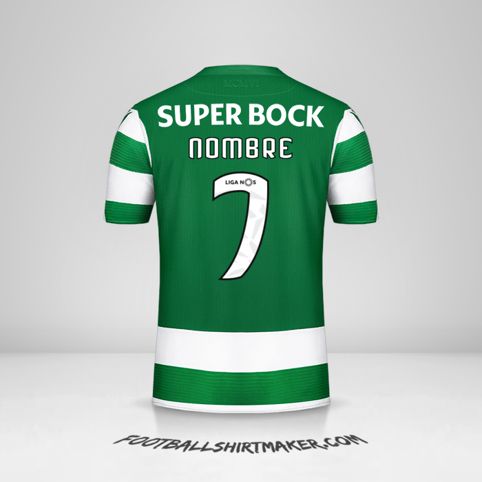 Camiseta Sporting Clube 2019/20 -  nombre - 7