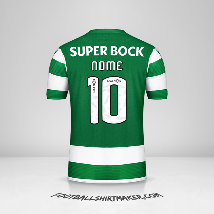 Camisa Sporting Clube 2019/20 -  nome - 10