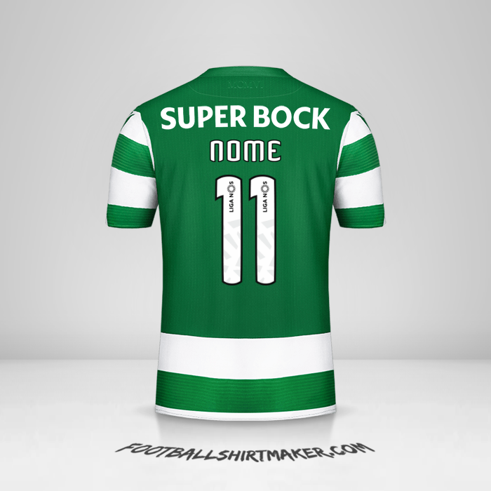 Camisa Sporting Clube 2019/20 -  nome - 11