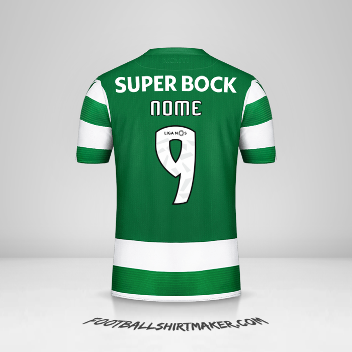 Camisa Sporting Clube 2019/20 -  nome - 9