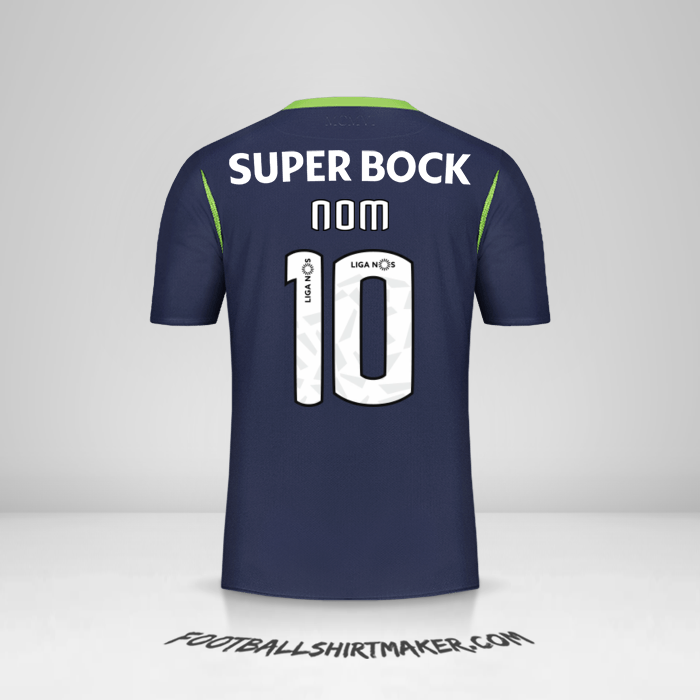 Maillot Sporting Clube 2019/20 Extérieur -  nom - 10