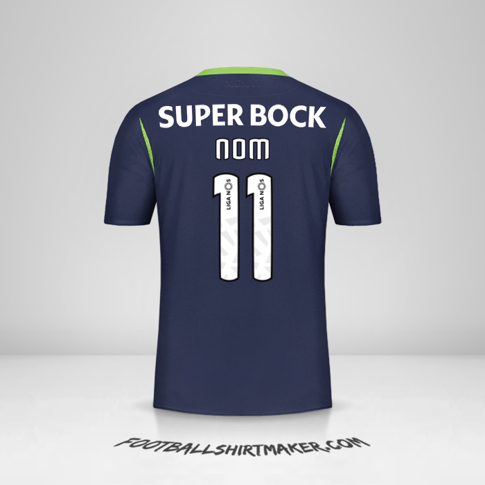 Maillot Sporting Clube 2019/20 Extérieur -  nom - 11