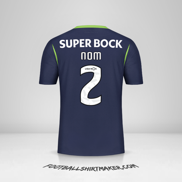 Maillot Sporting Clube 2019/20 Extérieur -  nom - 2