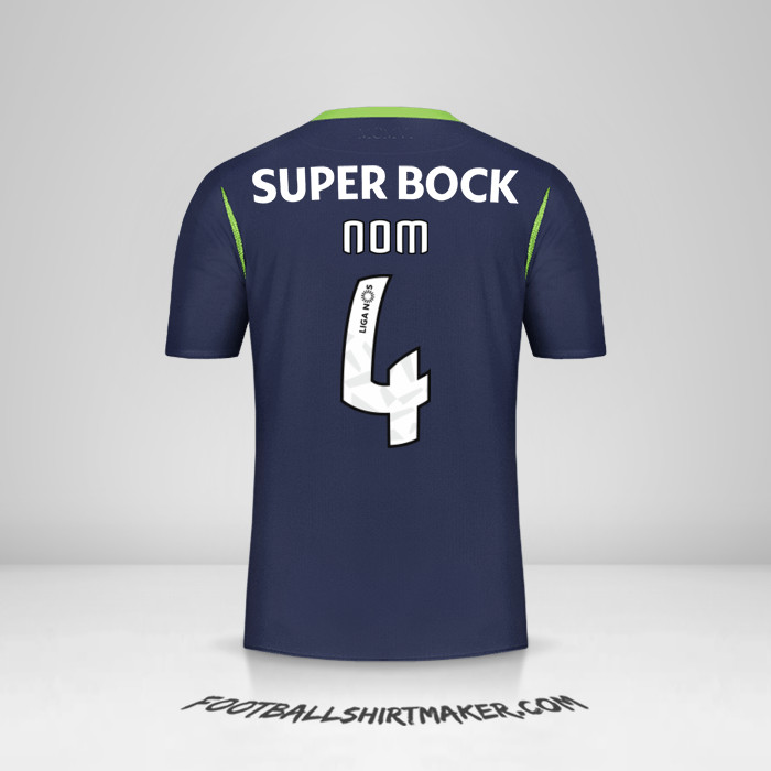 Maillot Sporting Clube 2019/20 Extérieur -  nom - 4