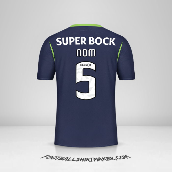 Maillot Sporting Clube 2019/20 Extérieur -  nom - 5