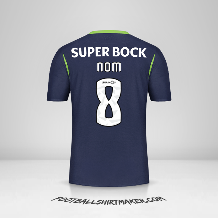 Maillot Sporting Clube 2019/20 Extérieur -  nom - 8