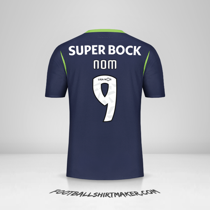 Maillot Sporting Clube 2019/20 Extérieur -  nom - 9