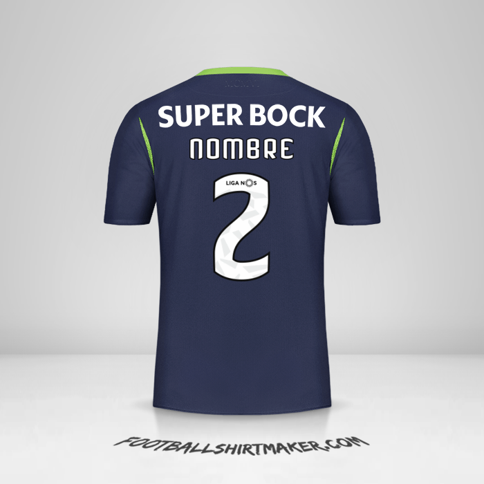 Jersey Sporting Clube 2019/20 Visita -  nombre - 2