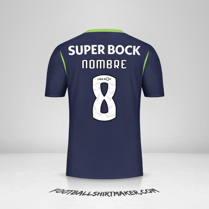 Jersey Sporting Clube 2019/20 Visita -  nombre - 8