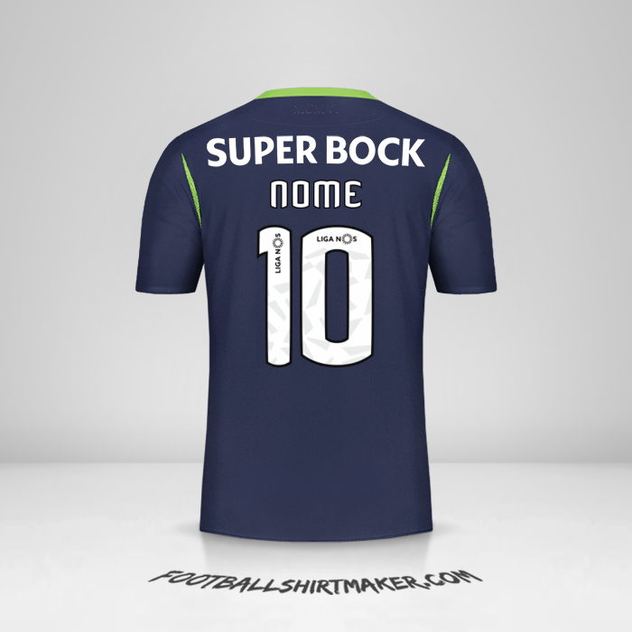 Maglia Sporting Clube 2019/20 Seconda -  nome - 10