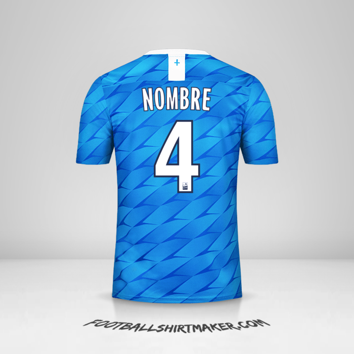 Camiseta Olympique de Marseille 2019/20 Visita -  nombre - 4