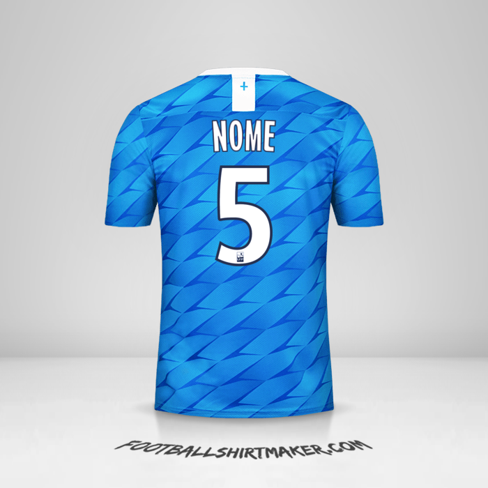 Camisola Olympique de Marseille 2019/20 Alternativa -  nome - 5