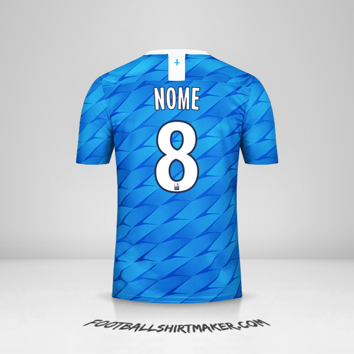 Maglia Olympique de Marseille 2019/20 Seconda -  nome - 8