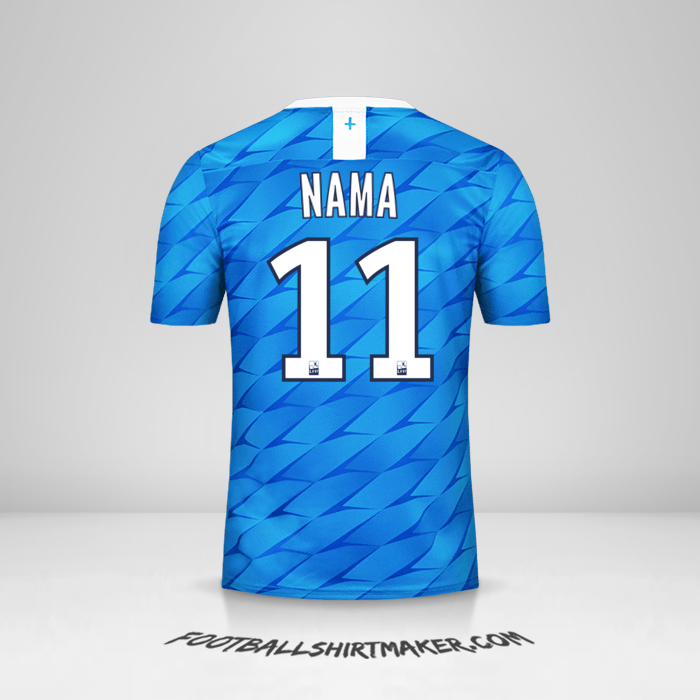 Jersey Olympique de Marseille 2019/20 Alternatif -  nama - 11