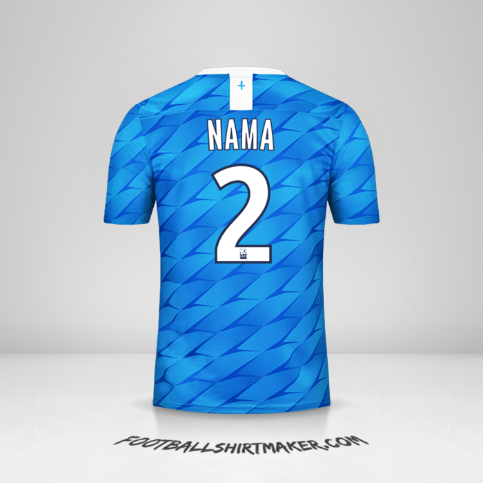 Jersey Olympique de Marseille 2019/20 Alternatif -  nama - 2