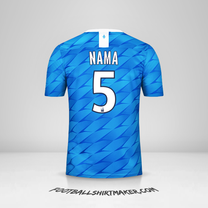 Jersey Olympique de Marseille 2019/20 Alternatif -  nama - 5