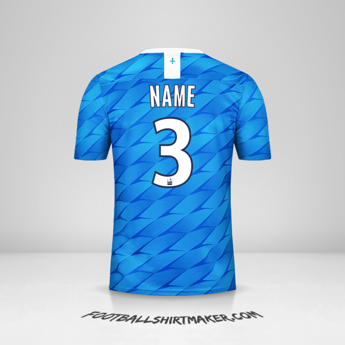 Trikot Olympique de Marseille 2019/20 Auswärts -  name - 3