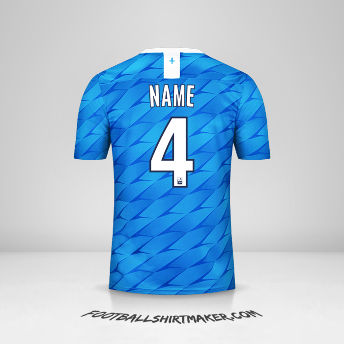Trikot Olympique de Marseille 2019/20 Auswärts -  name - 4