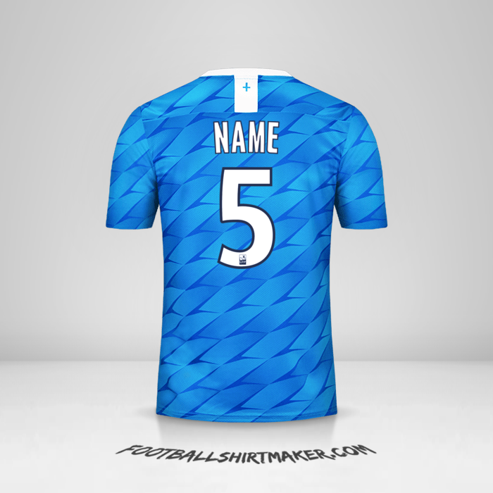 Trikot Olympique de Marseille 2019/20 Auswärts -  name - 5
