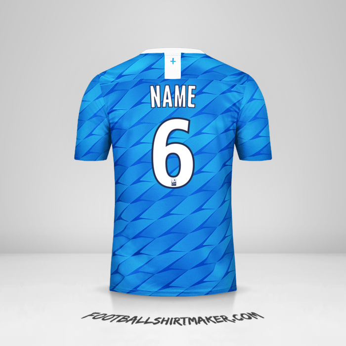 Trikot Olympique de Marseille 2019/20 Auswärts -  name - 6