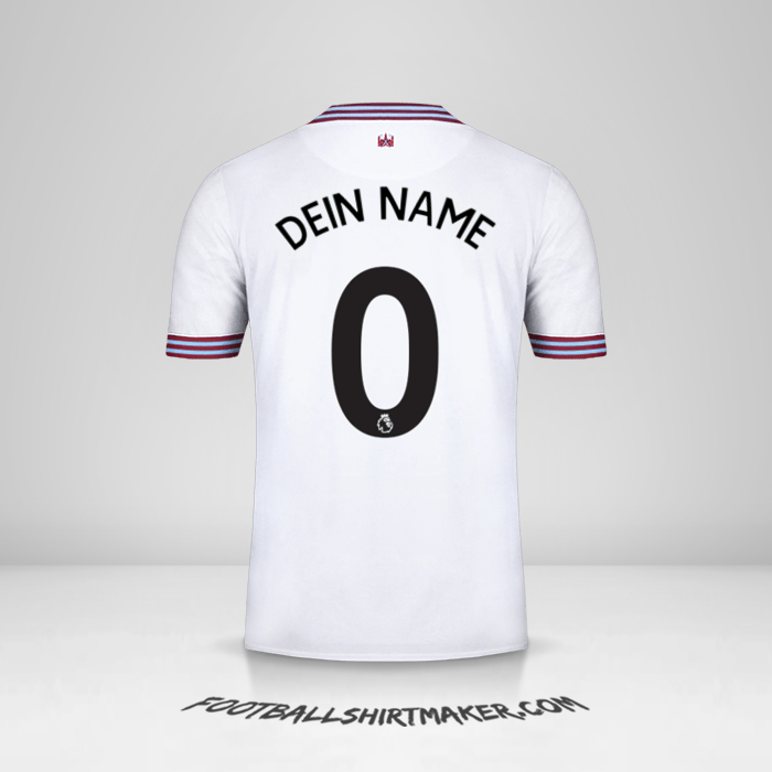 Trikot West Ham United FC 2019/20 II -  dein name - 0