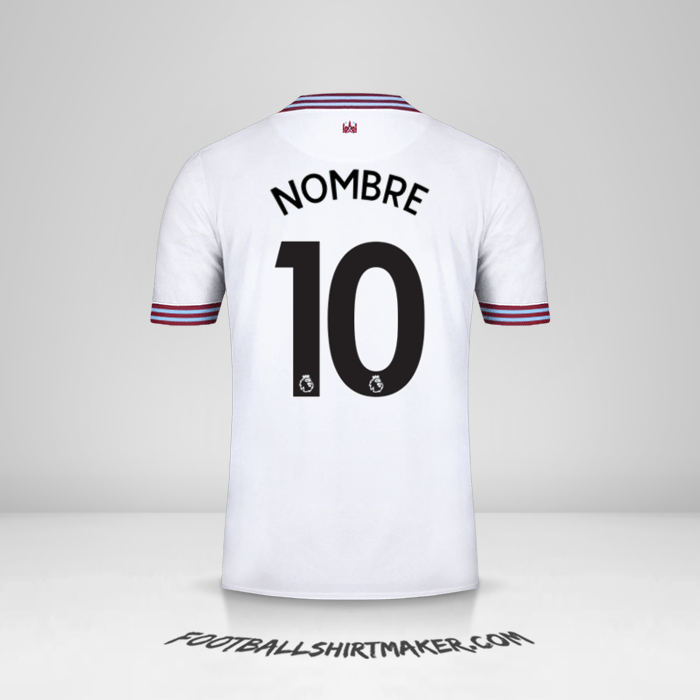 Camiseta West Ham United FC 2019/20 Visita -  nombre - 10