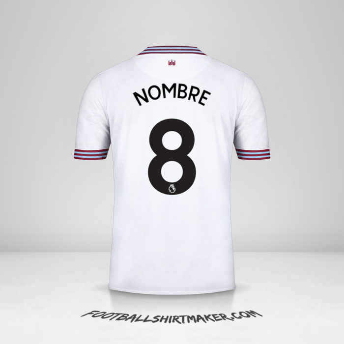 Jersey West Ham United FC 2019/20 Visita -  nombre - 8