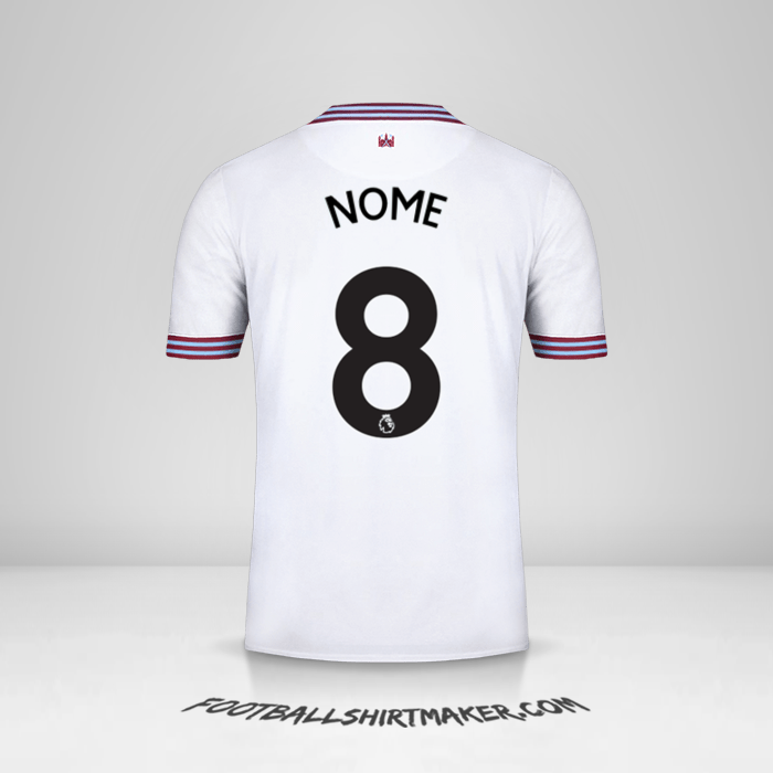Maglia West Ham United FC 2019/20 Seconda -  nome - 8