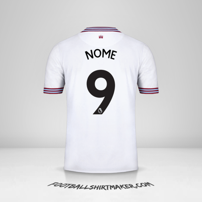 Maglia West Ham United FC 2019/20 Seconda -  nome - 9
