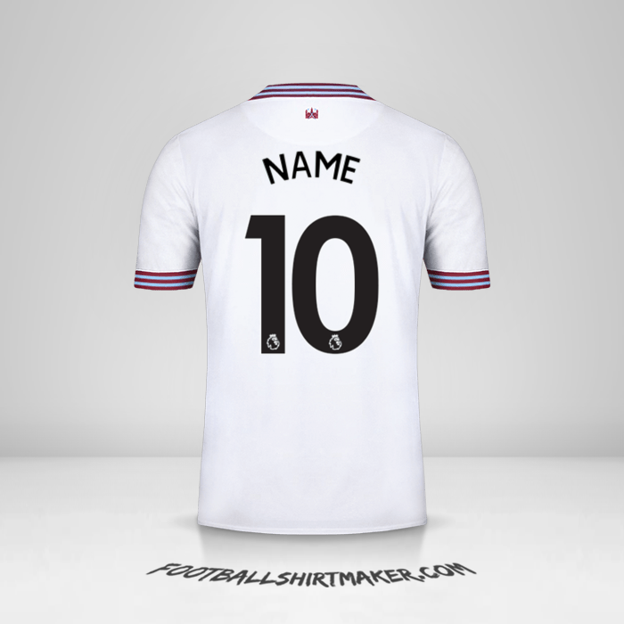 Jersey West Ham United FC 2019/20 Away -  name - 10