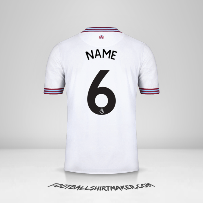 Jersey West Ham United FC 2019/20 Away -  name - 6