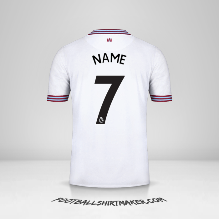 Shirt West Ham United FC 2019/20 Away -  name - 7