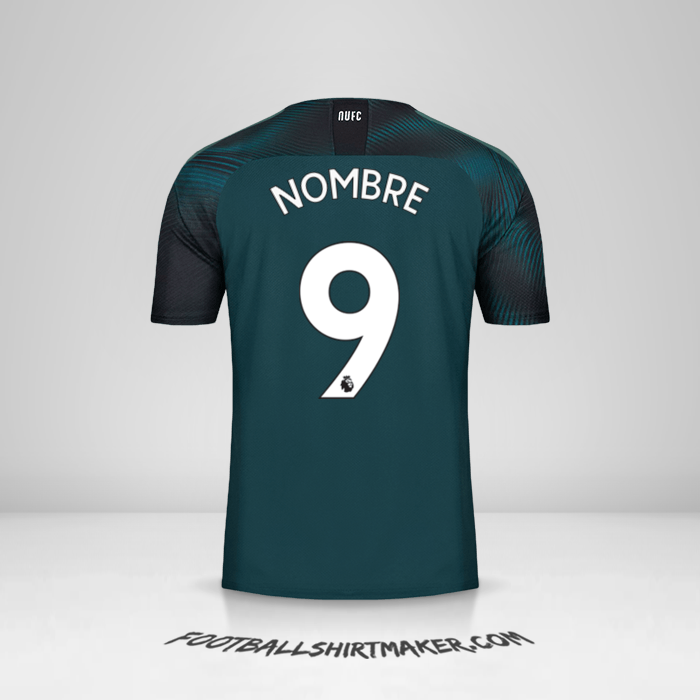 Camiseta Newcastle United FC 2019/20 Visita -  nombre - 9