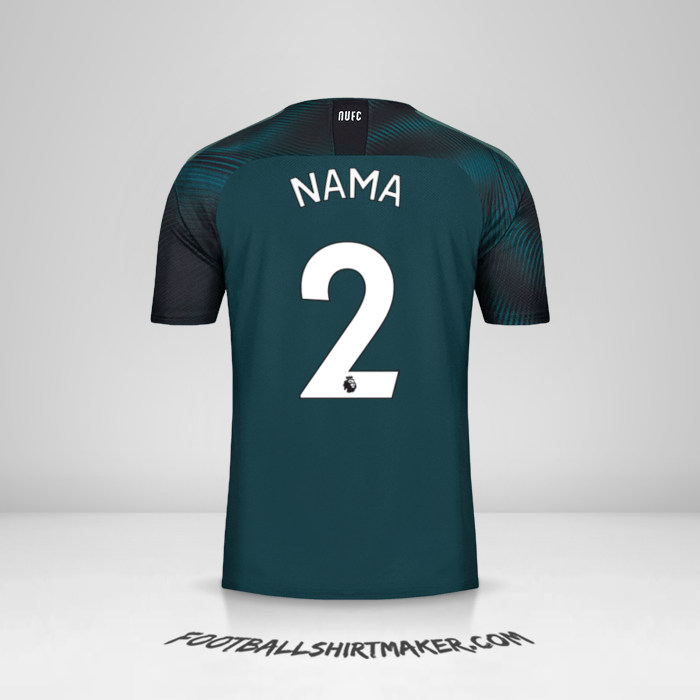 Jersey Newcastle United FC 2019/20 Alternatif -  nama - 2