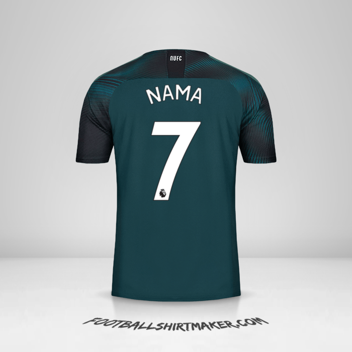 Jersey Newcastle United FC 2019/20 Alternatif -  nama - 7