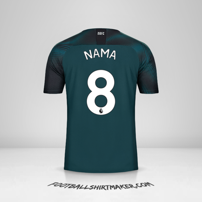 Jersey Newcastle United FC 2019/20 Alternatif -  nama - 8