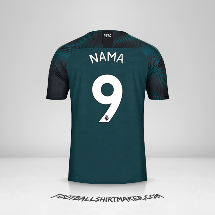 Jersey Newcastle United FC 2019/20 Alternatif -  nama - 9
